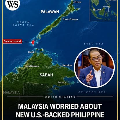 Peta Palawan, Sabah, Laut China Selatan dan Laut Sulu